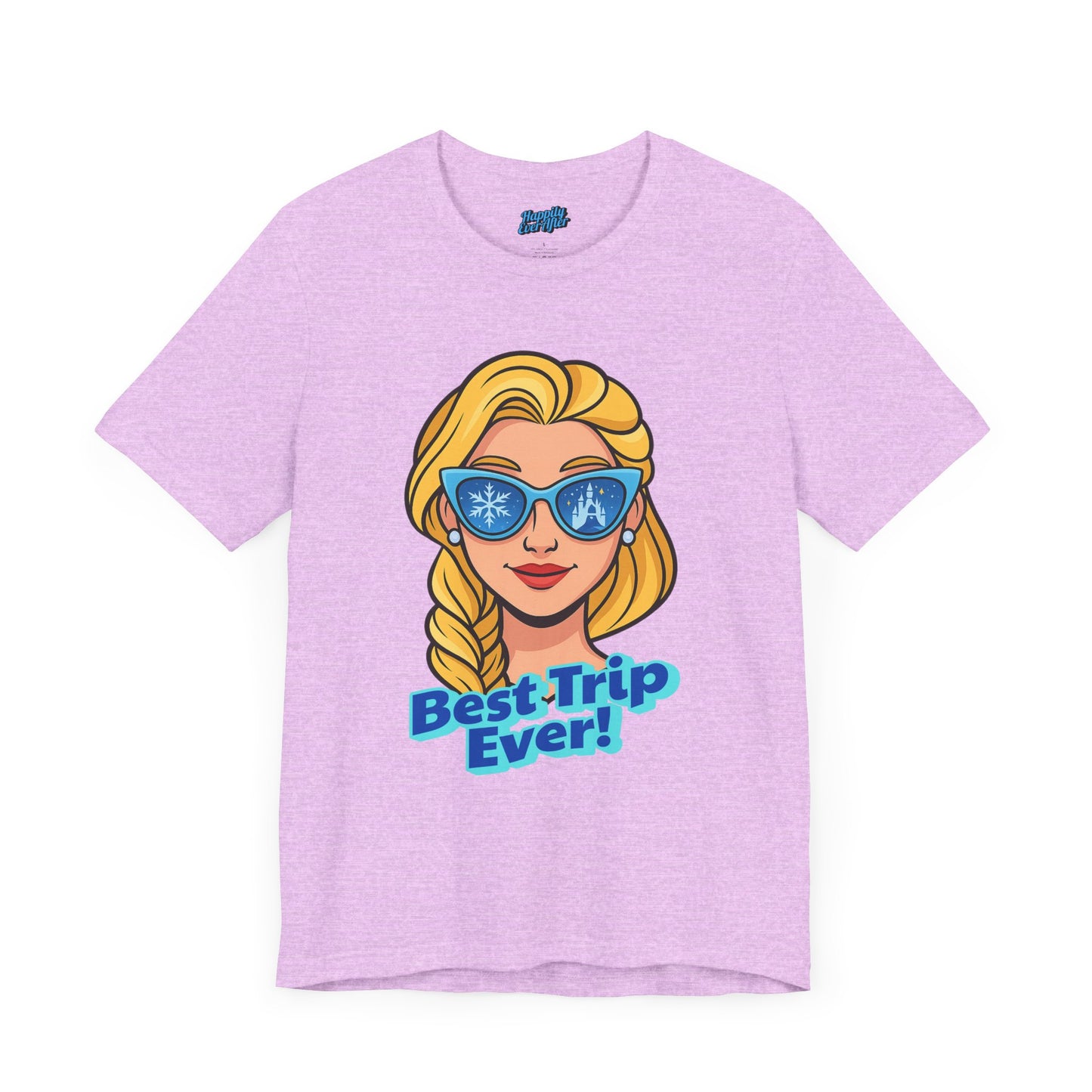 Bella + Canvas Disney T-Shirt Elsa Sunglasses Best Trip Ever Collection Disney Tee