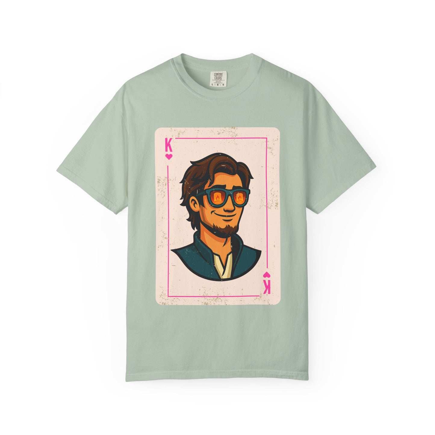 Finn King of Hearts Playing Card Vintage Style Disney Tee