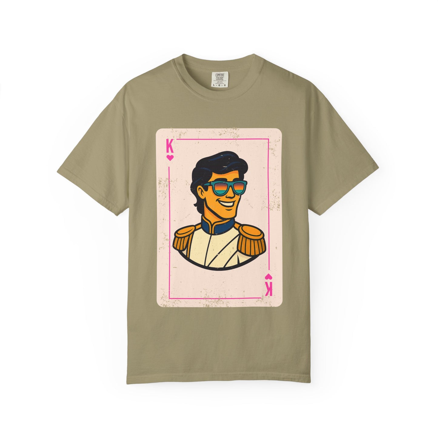 Prince Eric King of Hearts Playing Card Vintage Style Disney Tee