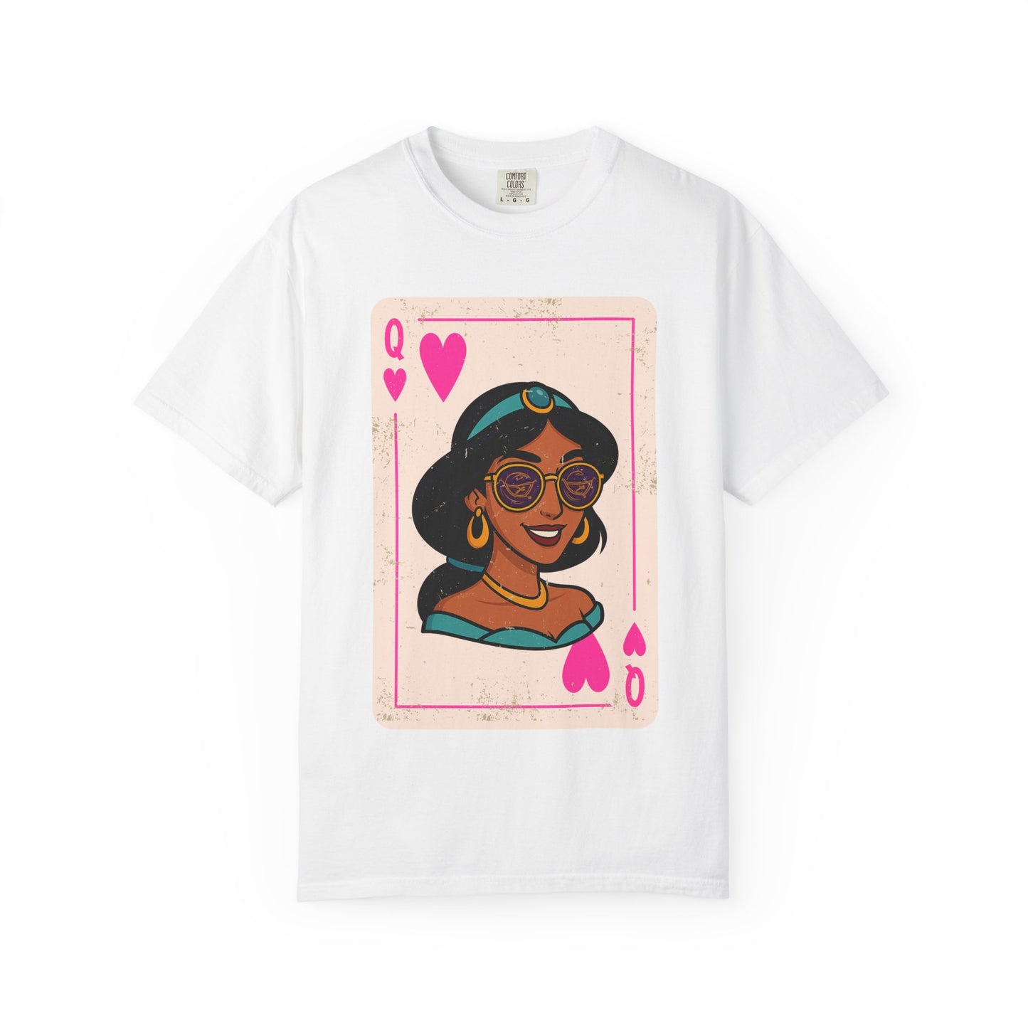 Jasmine Queen of Hearts Vintage Playing Card Style