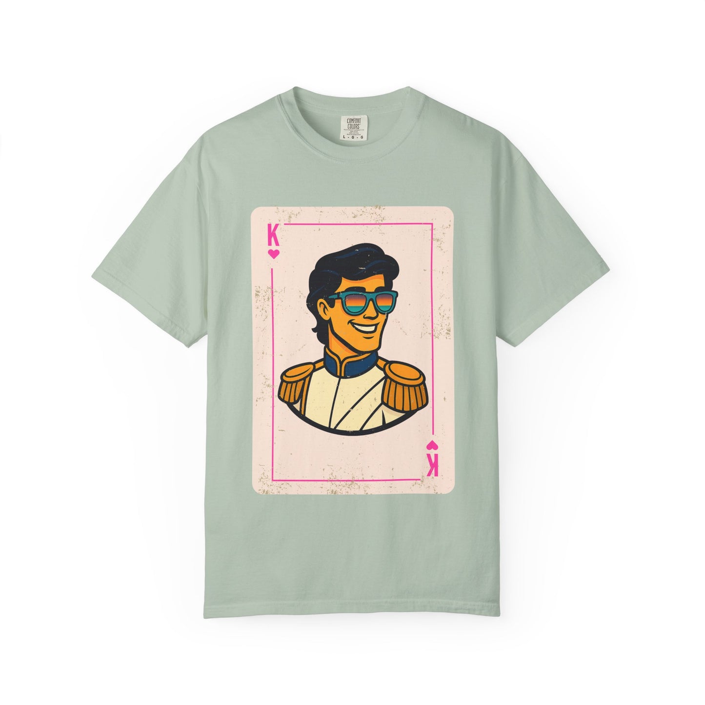 Prince Eric King of Hearts Playing Card Vintage Style Disney Tee