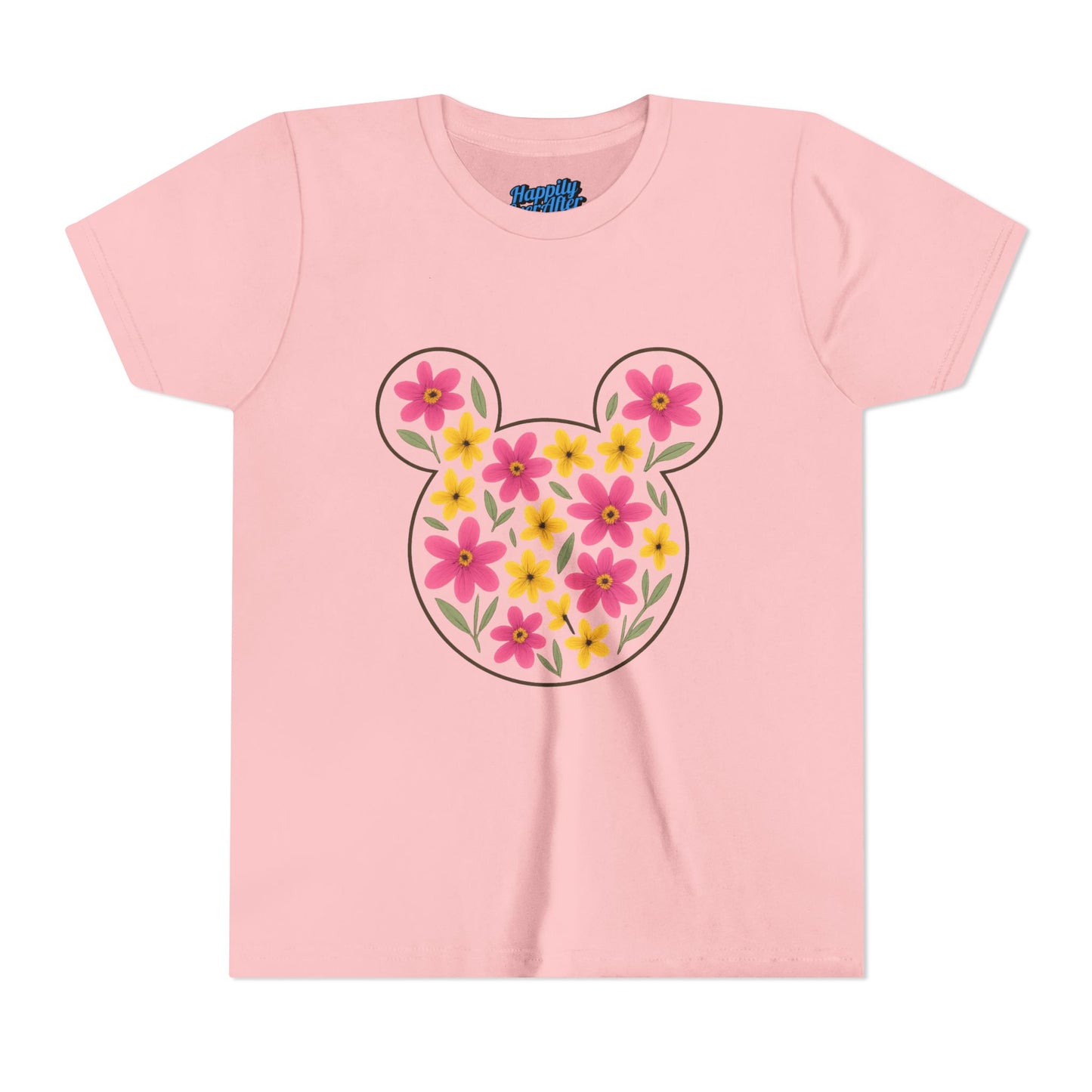 Floral Mickey Youth Tee | Cute Kids T-Shirt - Disney Inspired