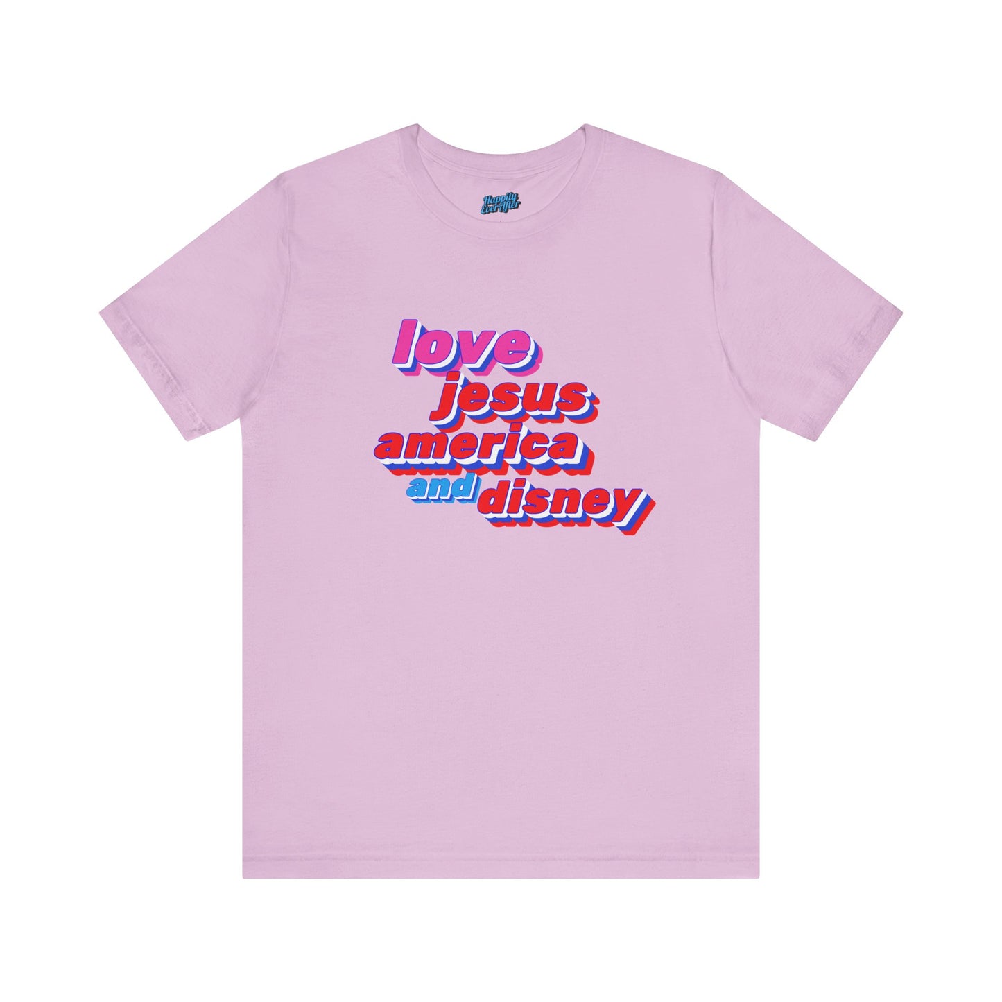 love Jesus America Disney Tee