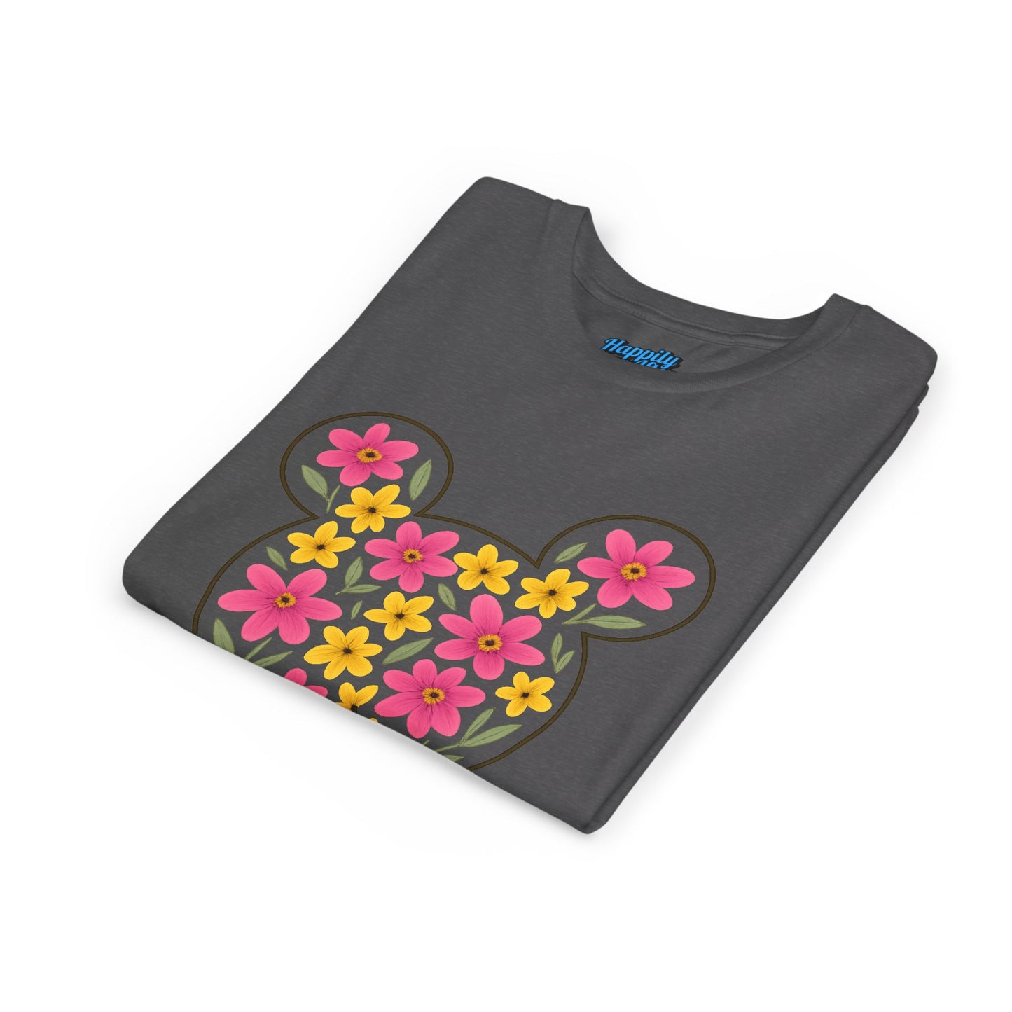 Floral Mickey Youth Tee | Cute Kids T-Shirt - Disney Inspired