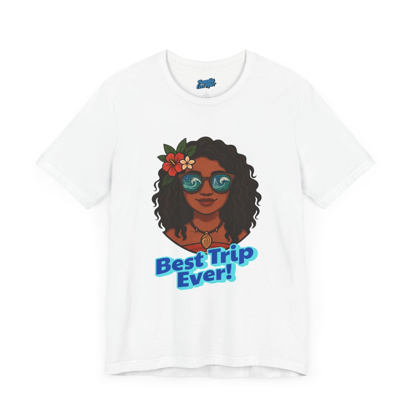 Bella + Canvas Disney T-Shirt Moana Sunglasses Best Trip Ever Collection Disney Tee