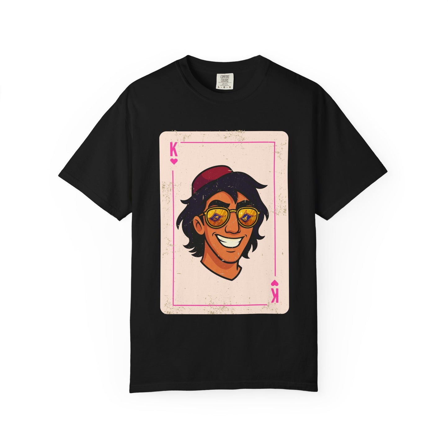 Aladdin King of Hearts Playing Card Vintage Style Disney Tee
