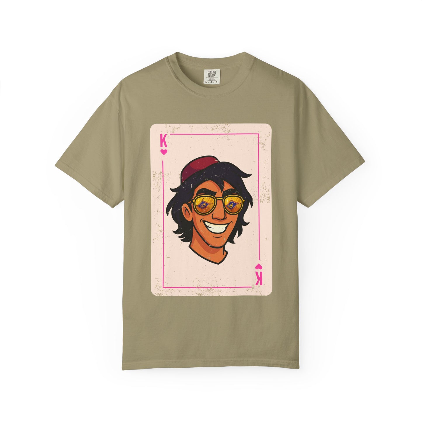 Aladdin King of Hearts Playing Card Vintage Style Disney Tee