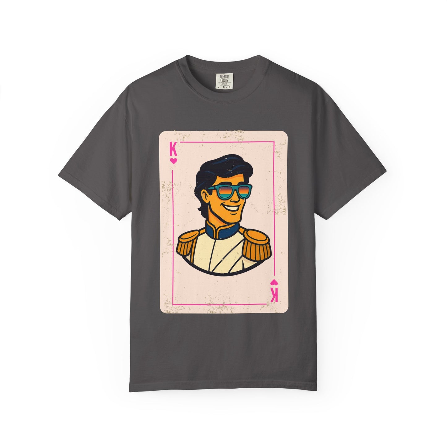 Prince Eric King of Hearts Playing Card Vintage Style Disney Tee