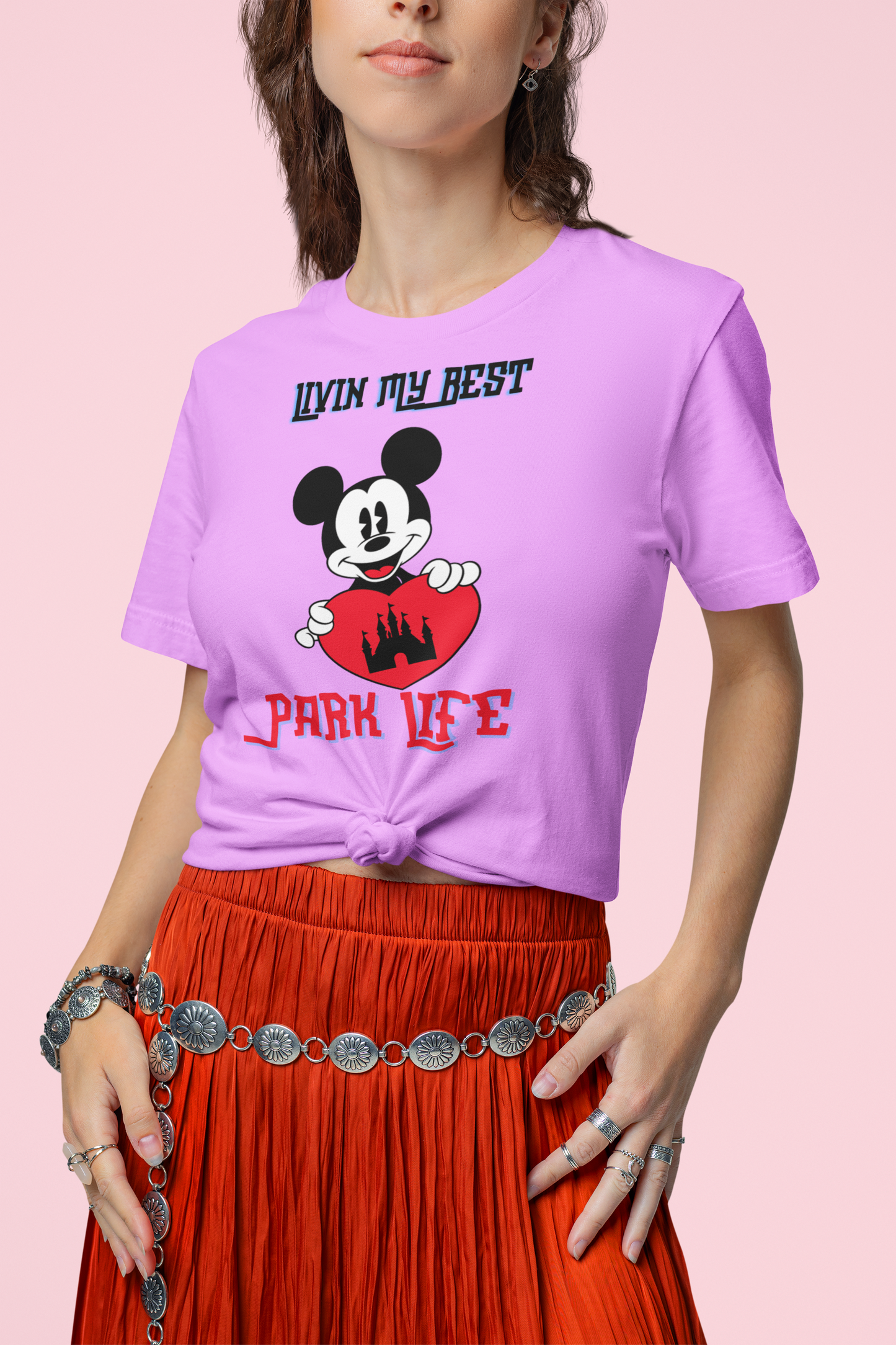 Disney Livin My Best Park Life Tee
