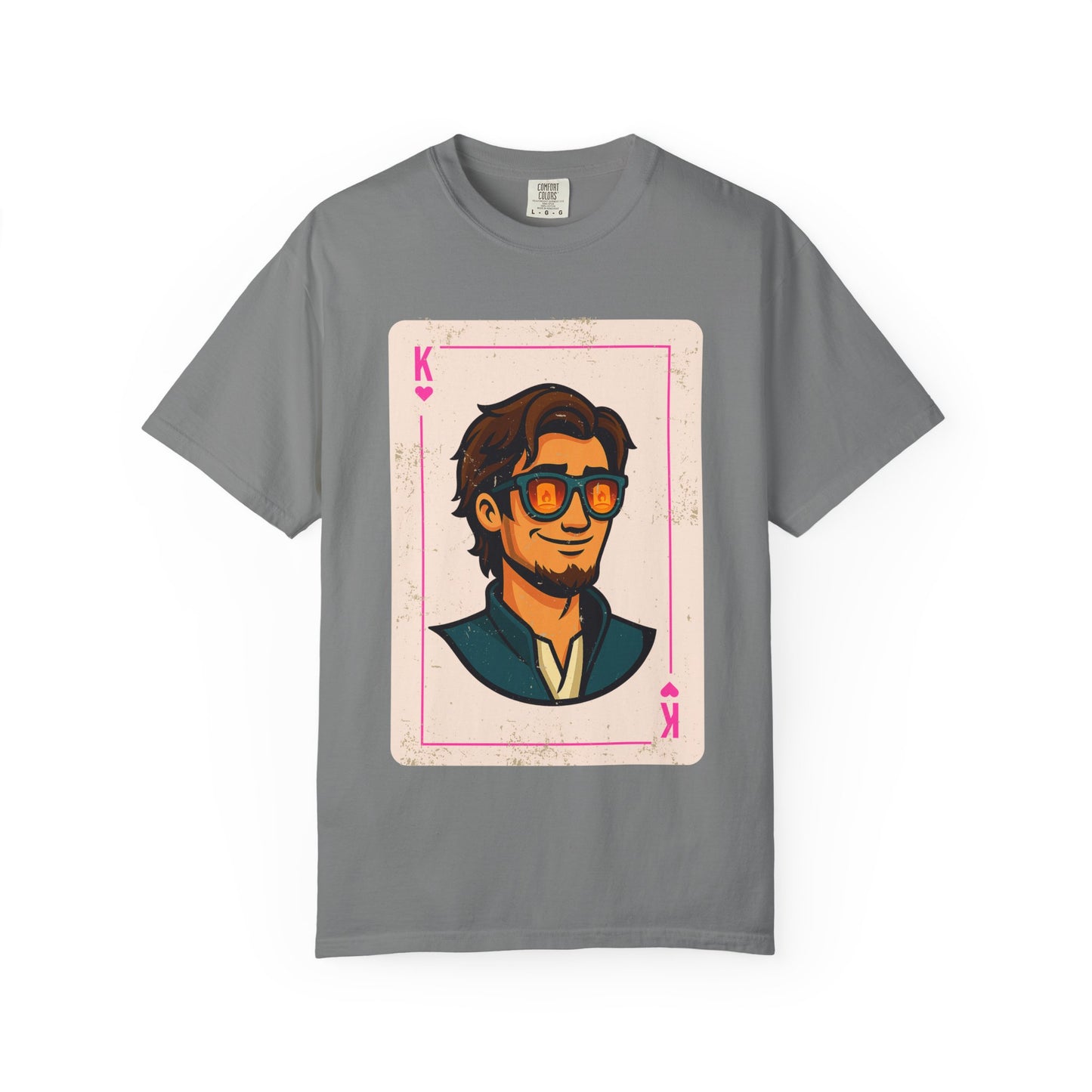 Finn King of Hearts Playing Card Vintage Style Disney Tee