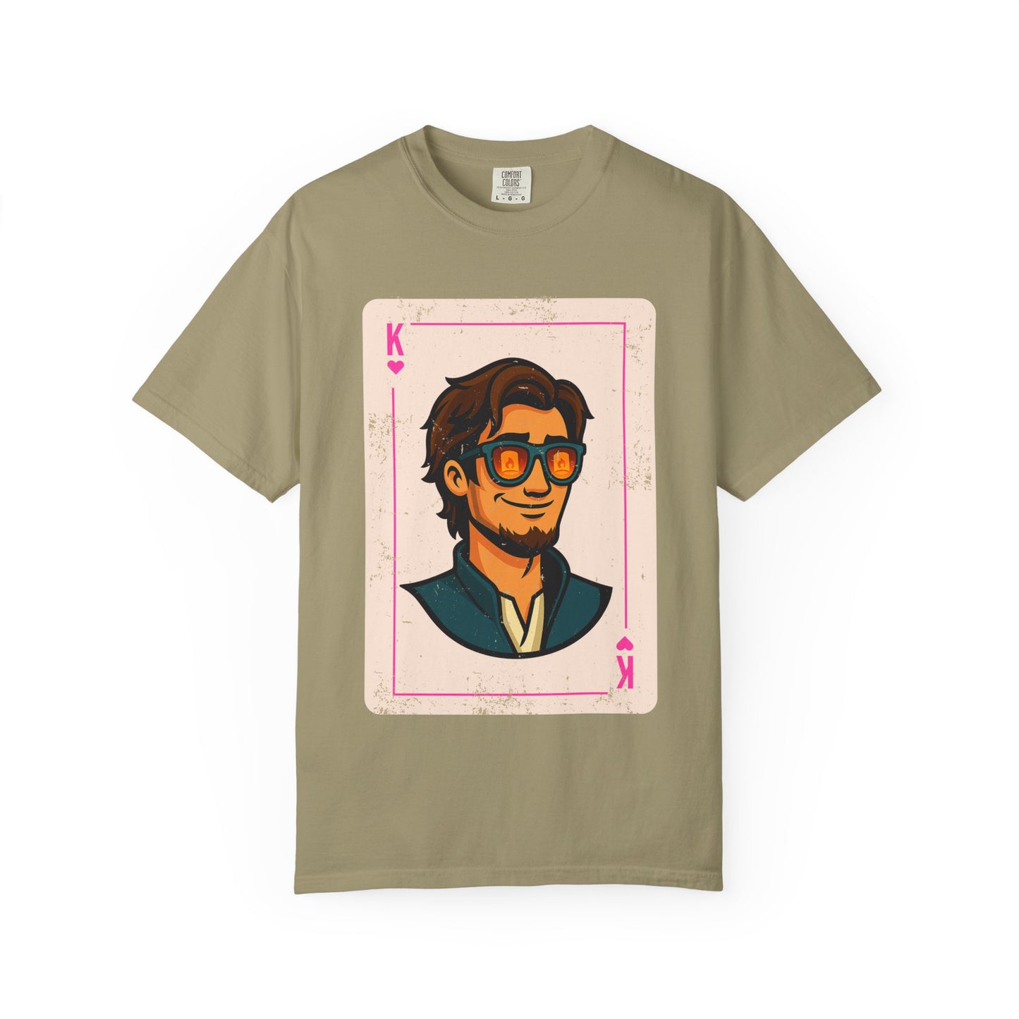 Finn King of Hearts Playing Card Vintage Style Disney Tee