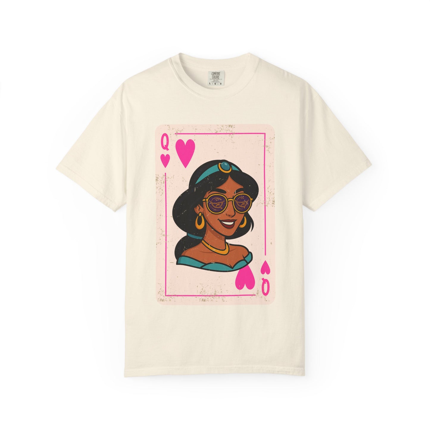 Jasmine Queen of Hearts Vintage Playing Card Style