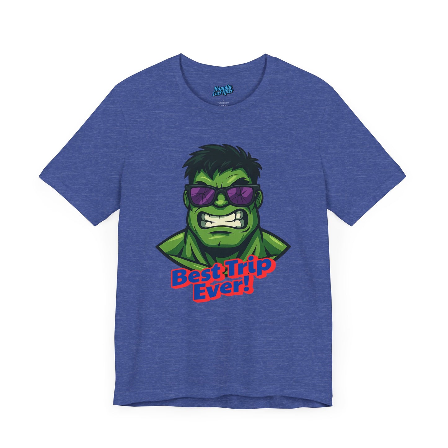 Bella + Canvas Disney T-Shirt Hulk Sunglasses Best Trip Ever Collection Disney Tee