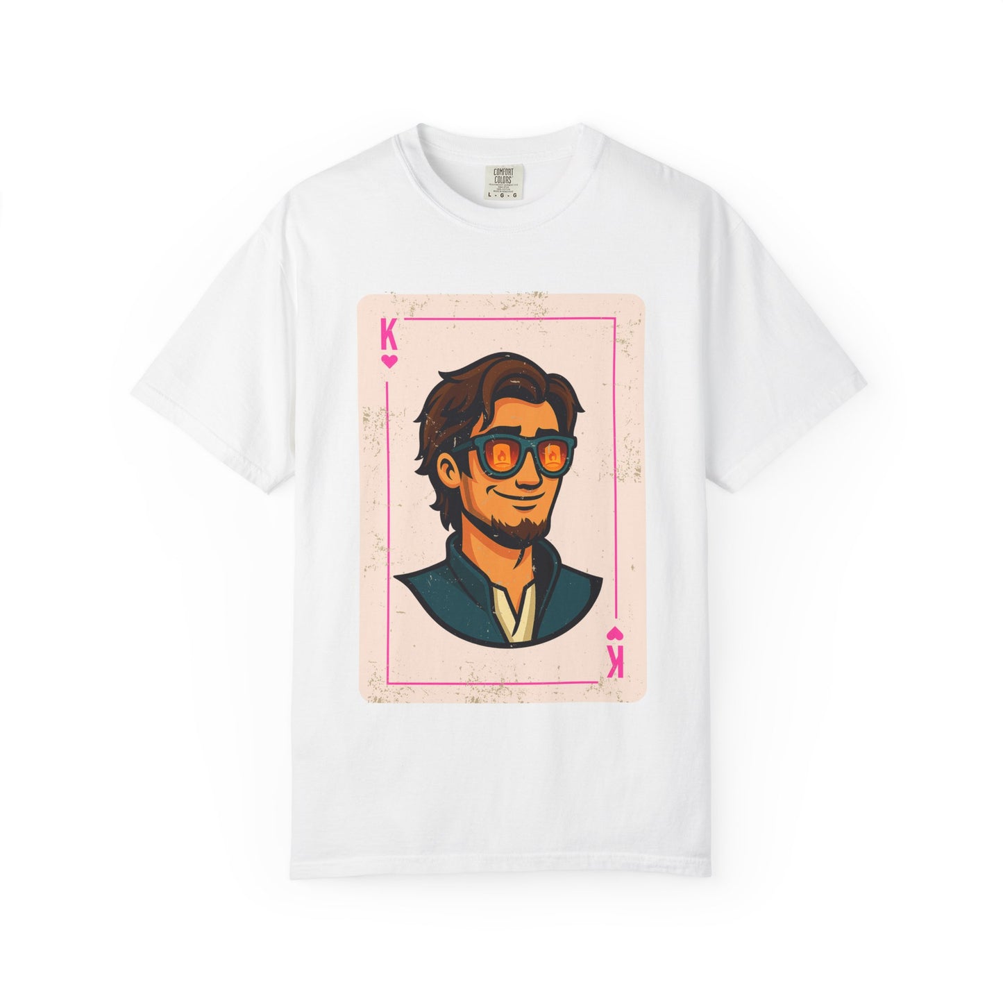 Finn King of Hearts Playing Card Vintage Style Disney Tee