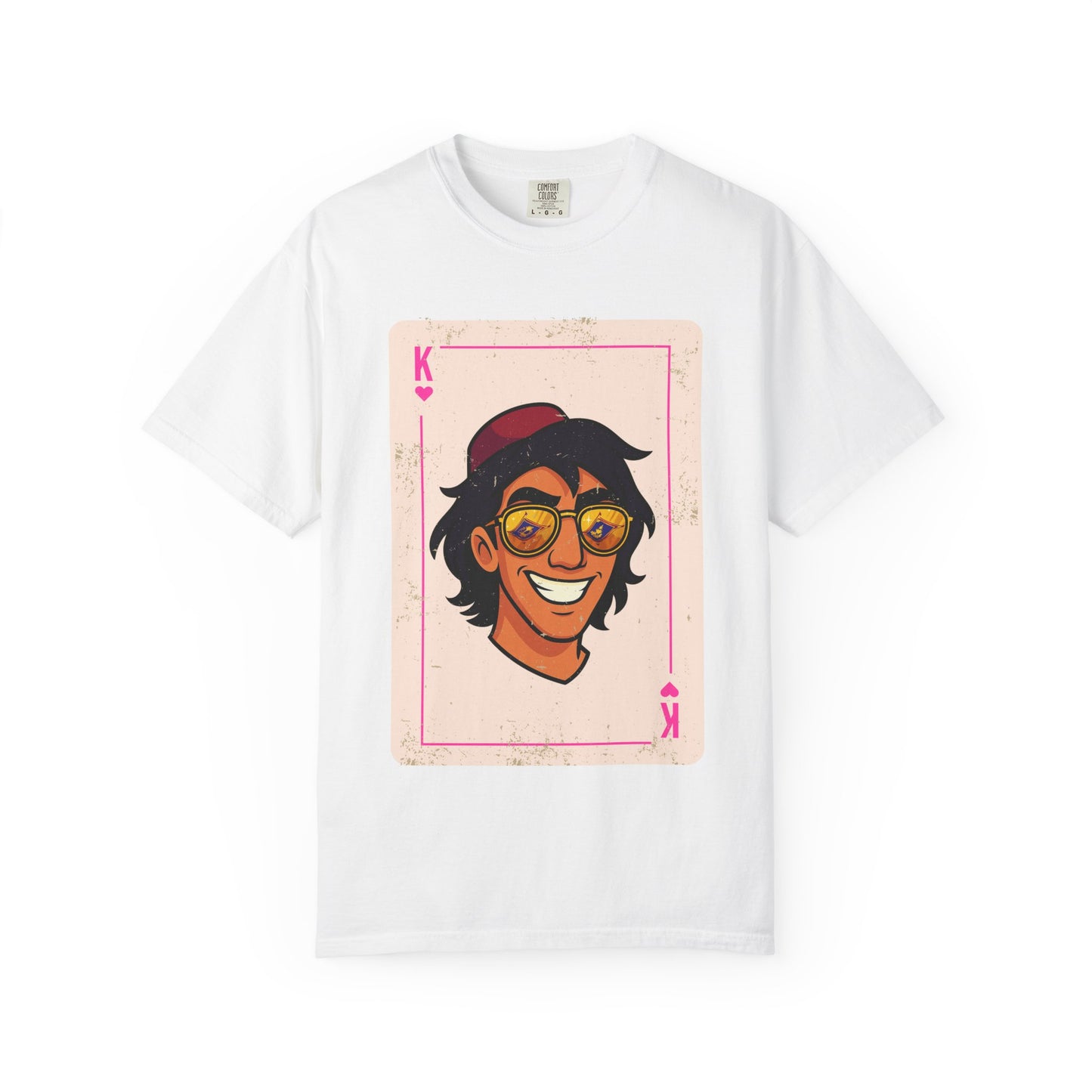 Aladdin King of Hearts Playing Card Vintage Style Disney Tee