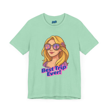 Bella + Canvas Disney T-Shirt Rapunzel Sunglasses Best Trip Ever Collection Disney Tee