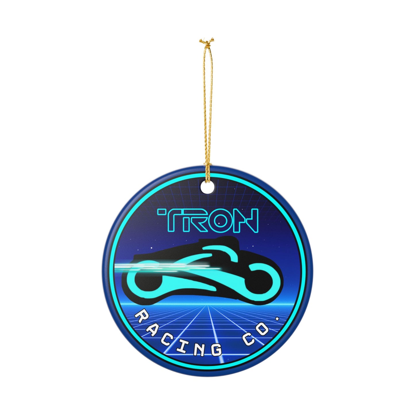 Tron Racing Co. Ceramic Ornament