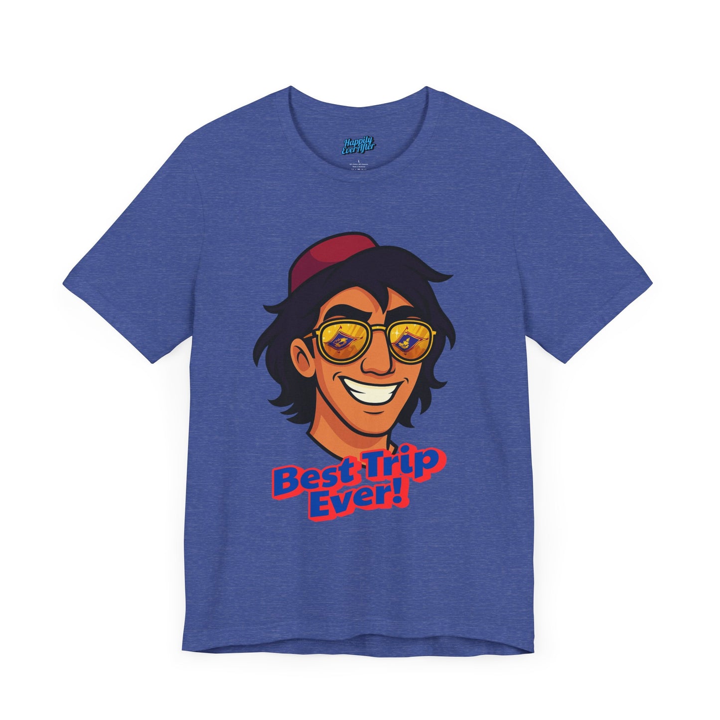 Bella + Canvas Disney T-Shirt Aladdin Sunglasses Best Trip Ever Collection Disney Tee