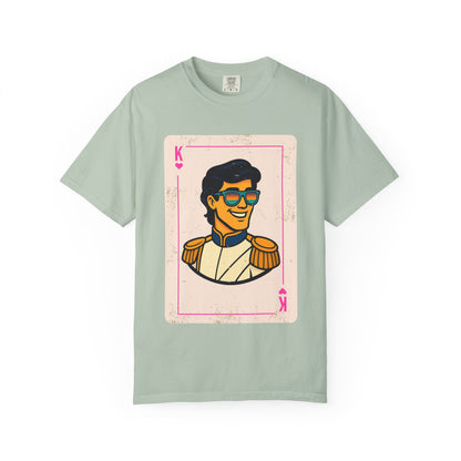 Prince Eric King of Hearts Playing Card Vintage Style Disney Tee