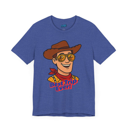 Bella + Canvas Disney T-Shirt Woody Sunglasses Best Trip Ever Collection Disney Tee