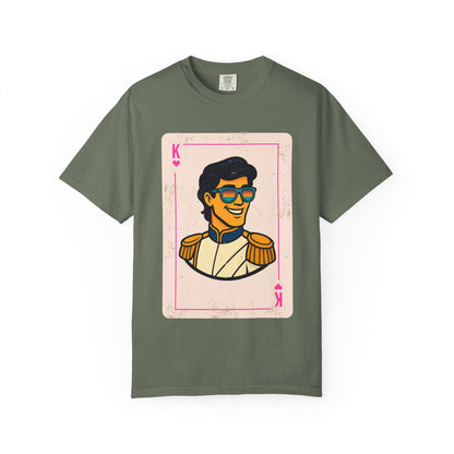 Prince Eric King of Hearts Playing Card Vintage Style Disney Tee