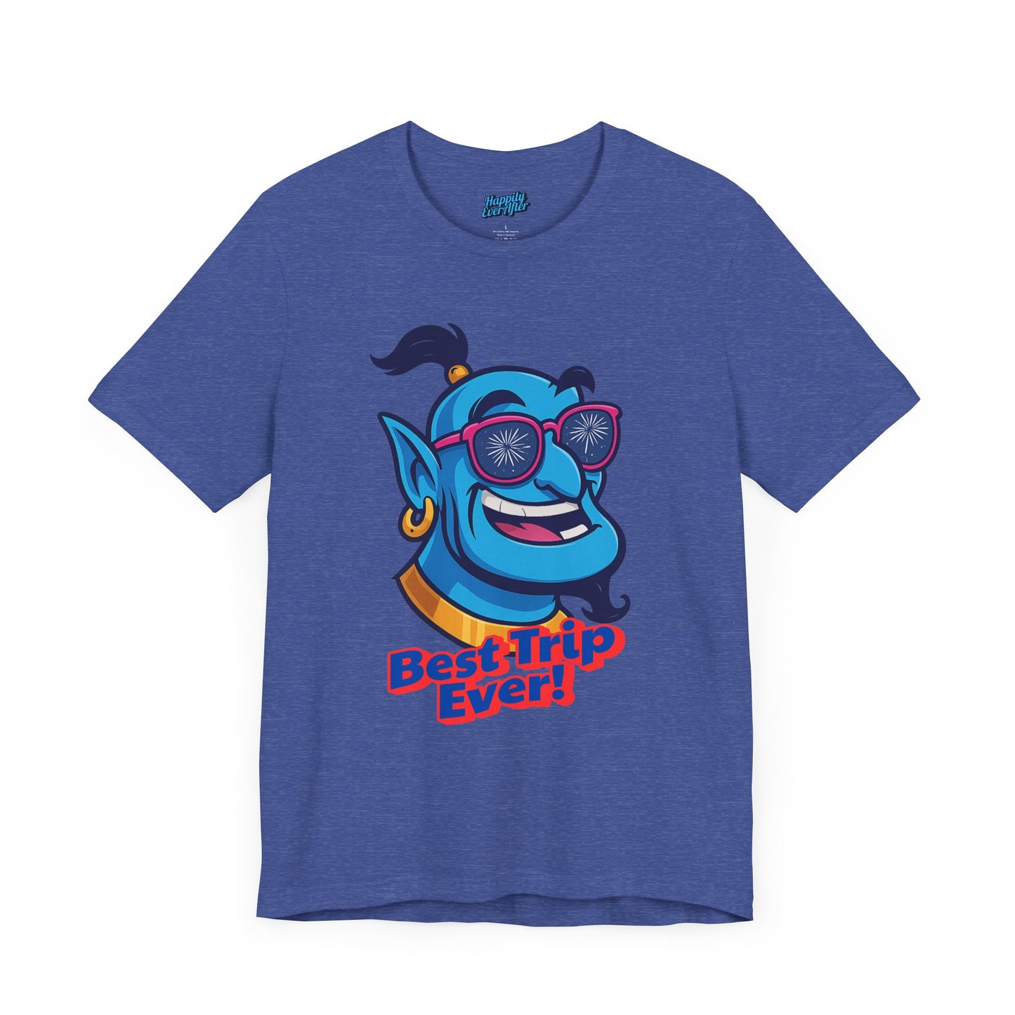 Bella + Canvas Disney T-Shirt Genie Sunglasses Best Trip Ever Collection Disney Tee