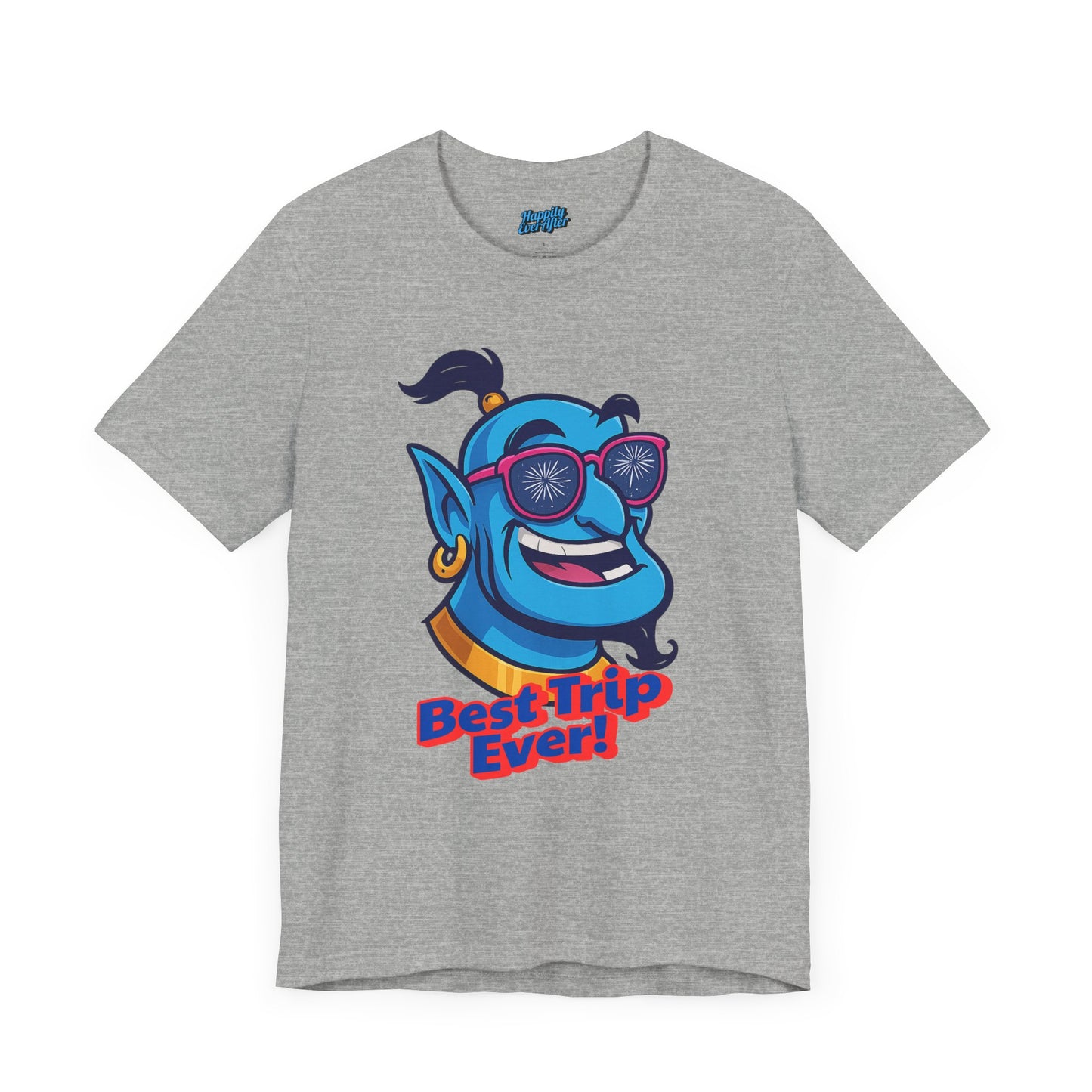 Bella + Canvas Disney T-Shirt Genie Sunglasses Best Trip Ever Collection Disney Tee