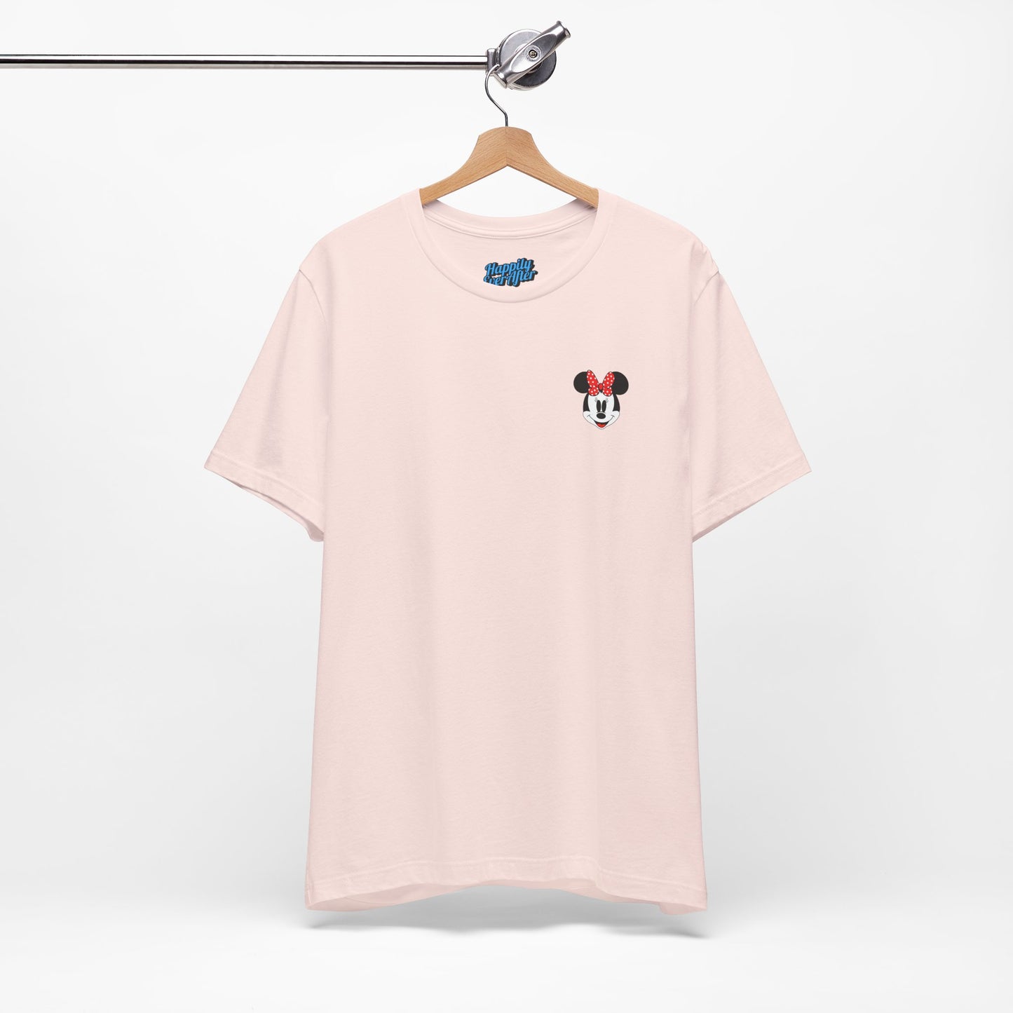 Couples Matching Tee: Hers Pink Starbucks Minnie Mouse Edition