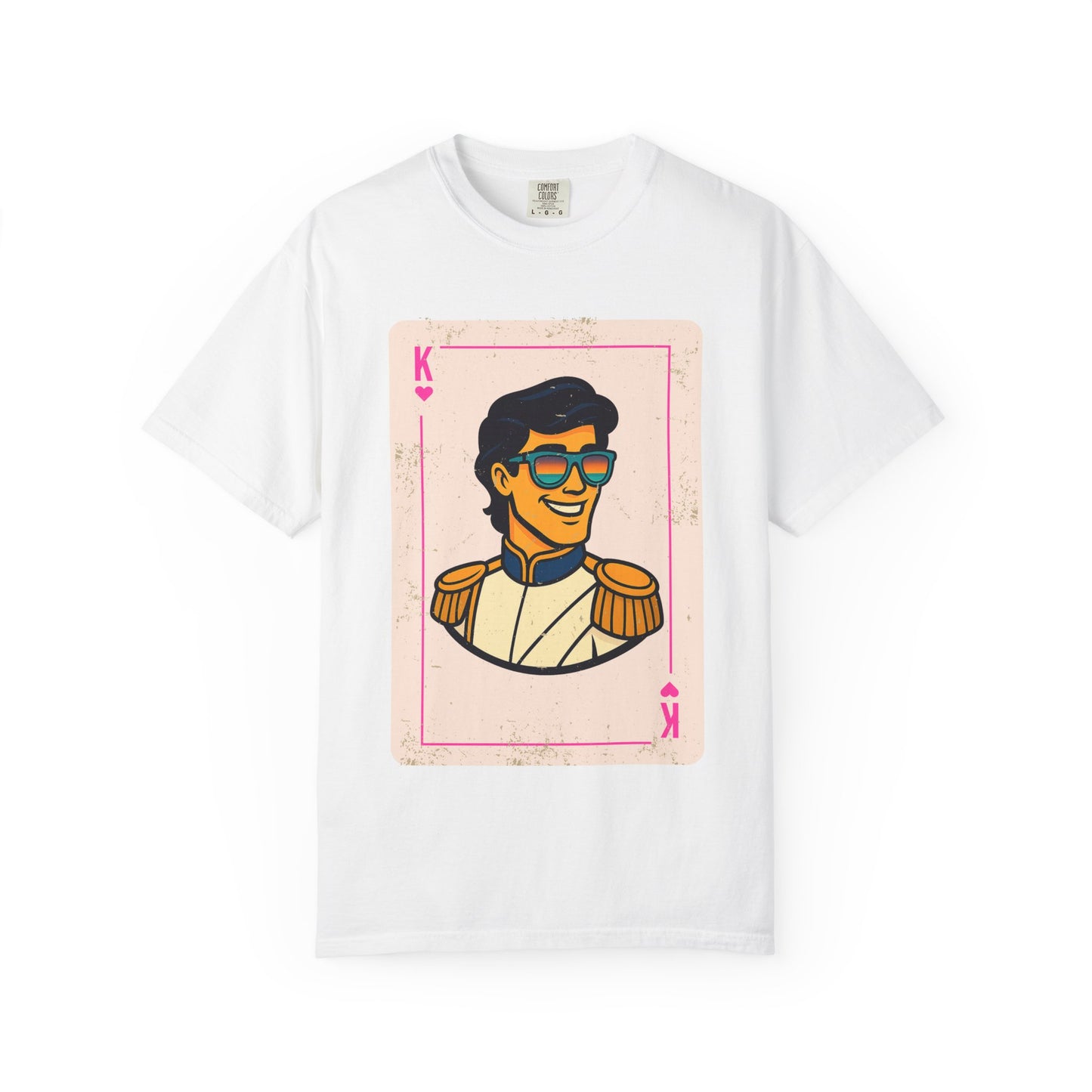 Prince Eric King of Hearts Playing Card Vintage Style Disney Tee