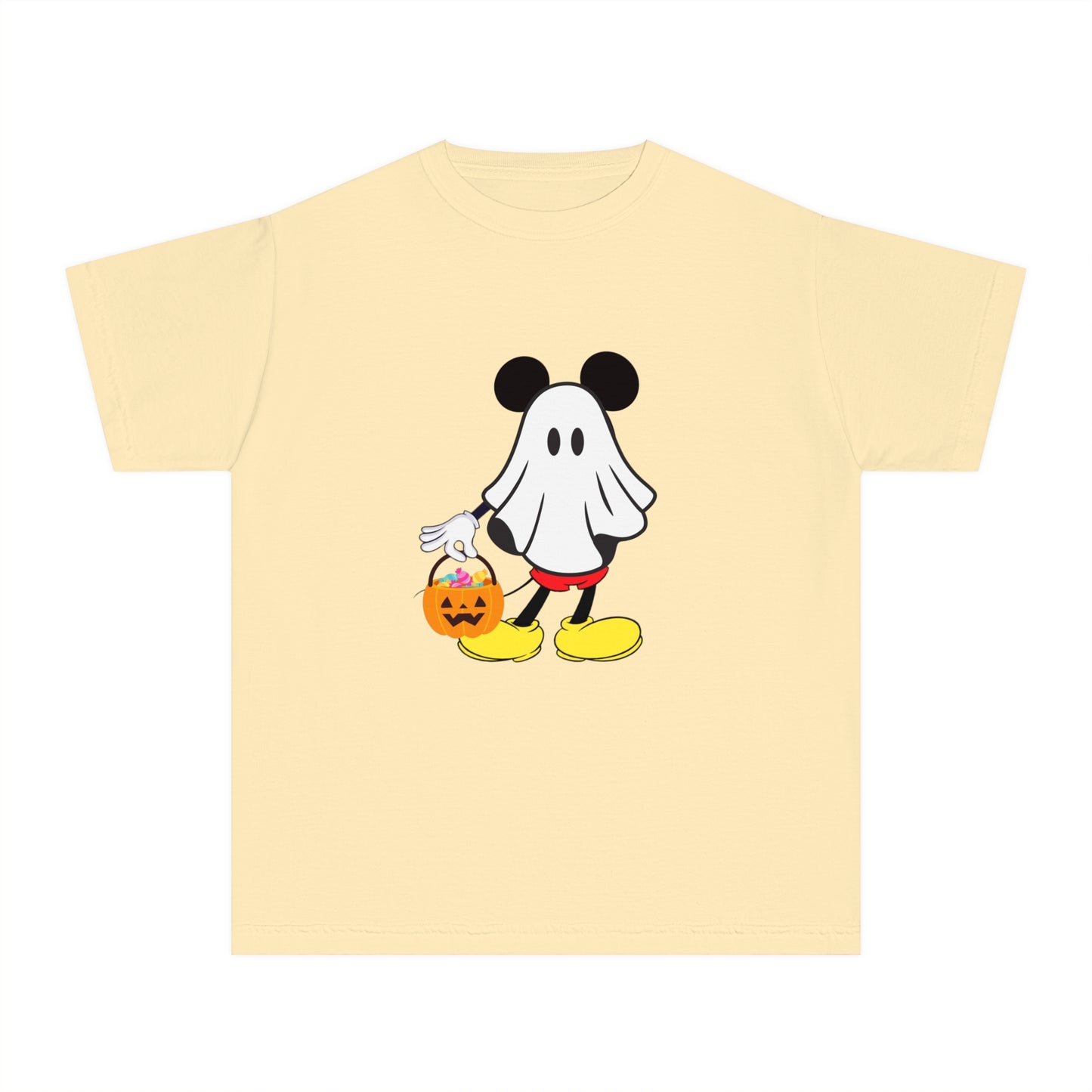 Disney Ghost Mickey Mouse Halloween Shirt for Kids