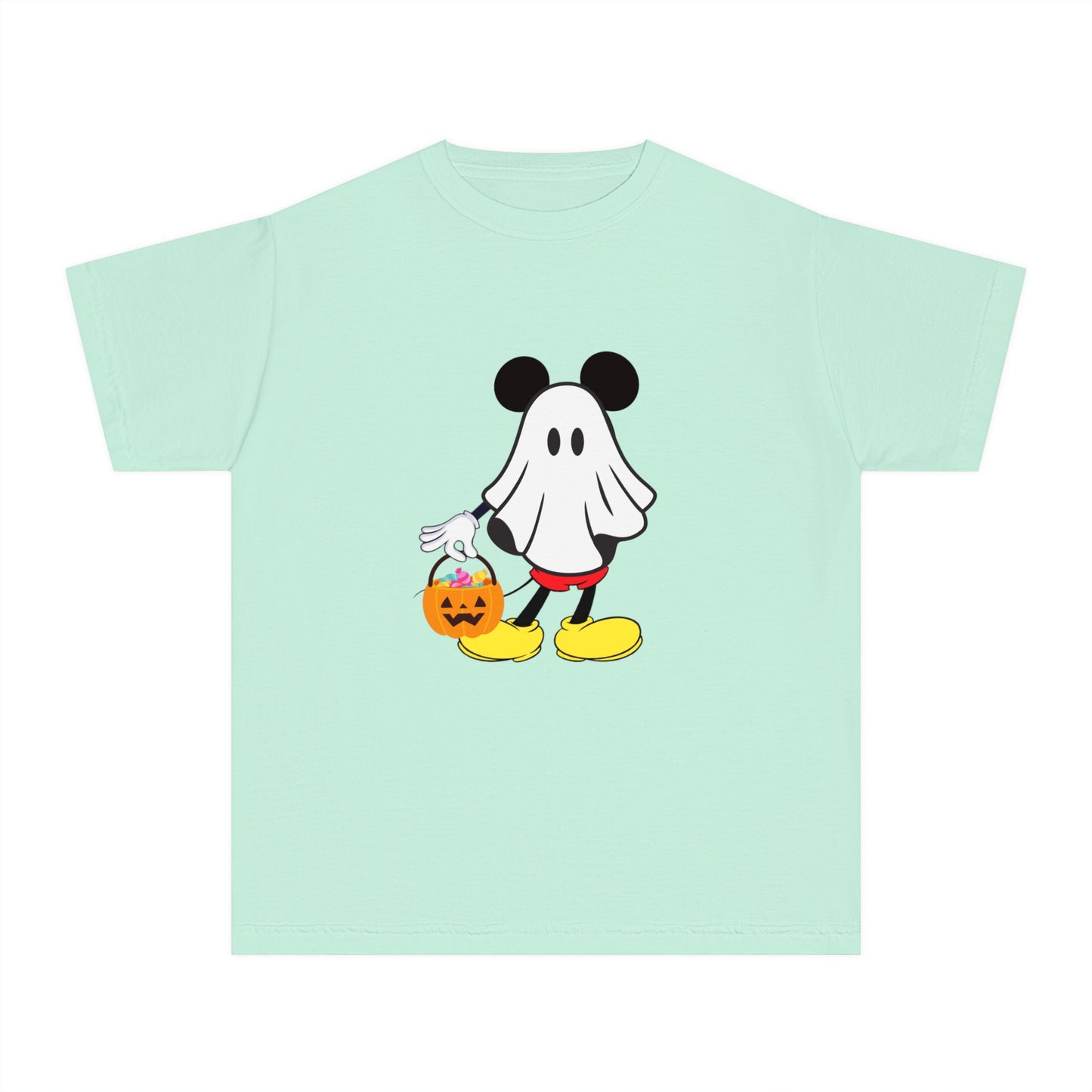 Disney Ghost Mickey Mouse Halloween Shirt for Kids