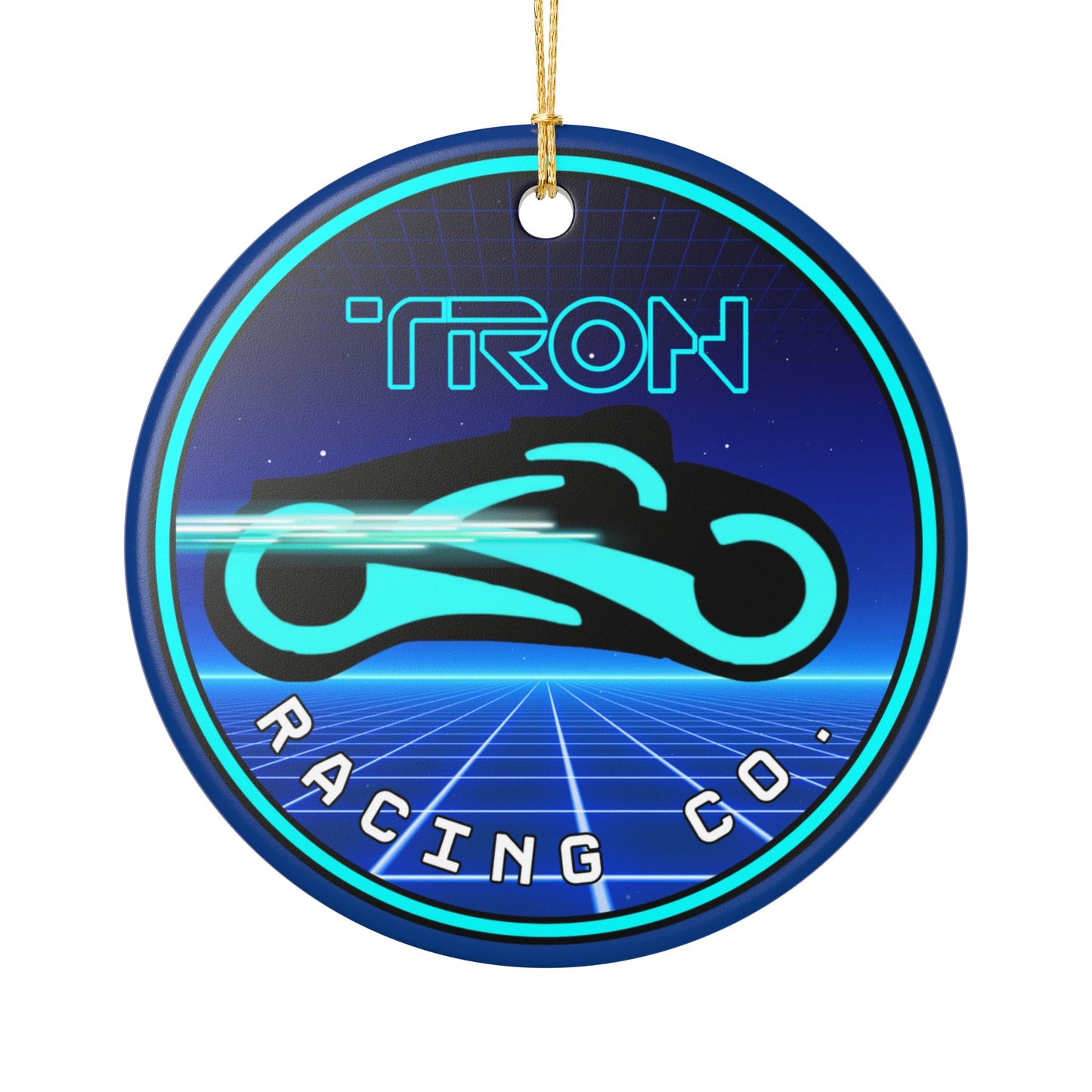 Tron Racing Co. Ceramic Ornament