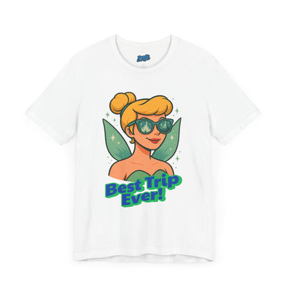 Bella + Canvas Disney T-Shirt Tinkerbell Sunglasses Best Trip Ever Collection Disney Tee