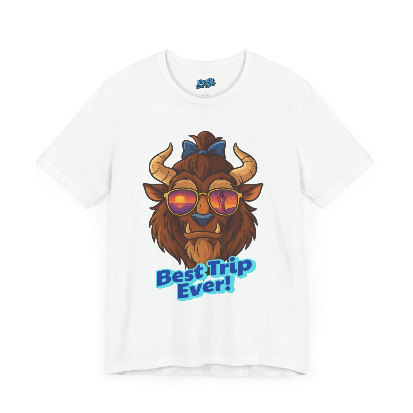 Bella + Canvas Disney T-Shirt Beast Sunglasses Best Trip Ever Collection Disney Tee