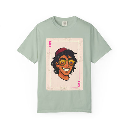 Aladdin King of Hearts Playing Card Vintage Style Disney Tee