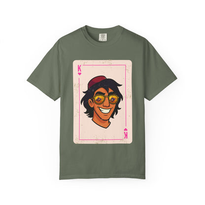 Aladdin King of Hearts Playing Card Vintage Style Disney Tee