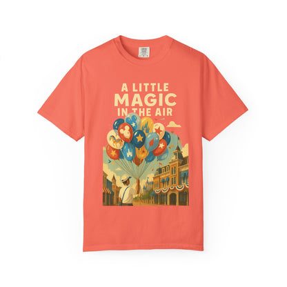 Magic in the Air T-shirt, Unisex Garment-Dyed Tee, Disney Inspired
