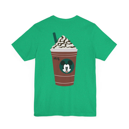 Couples Matching Tee: His Starbucks Mickey Mouse Edition