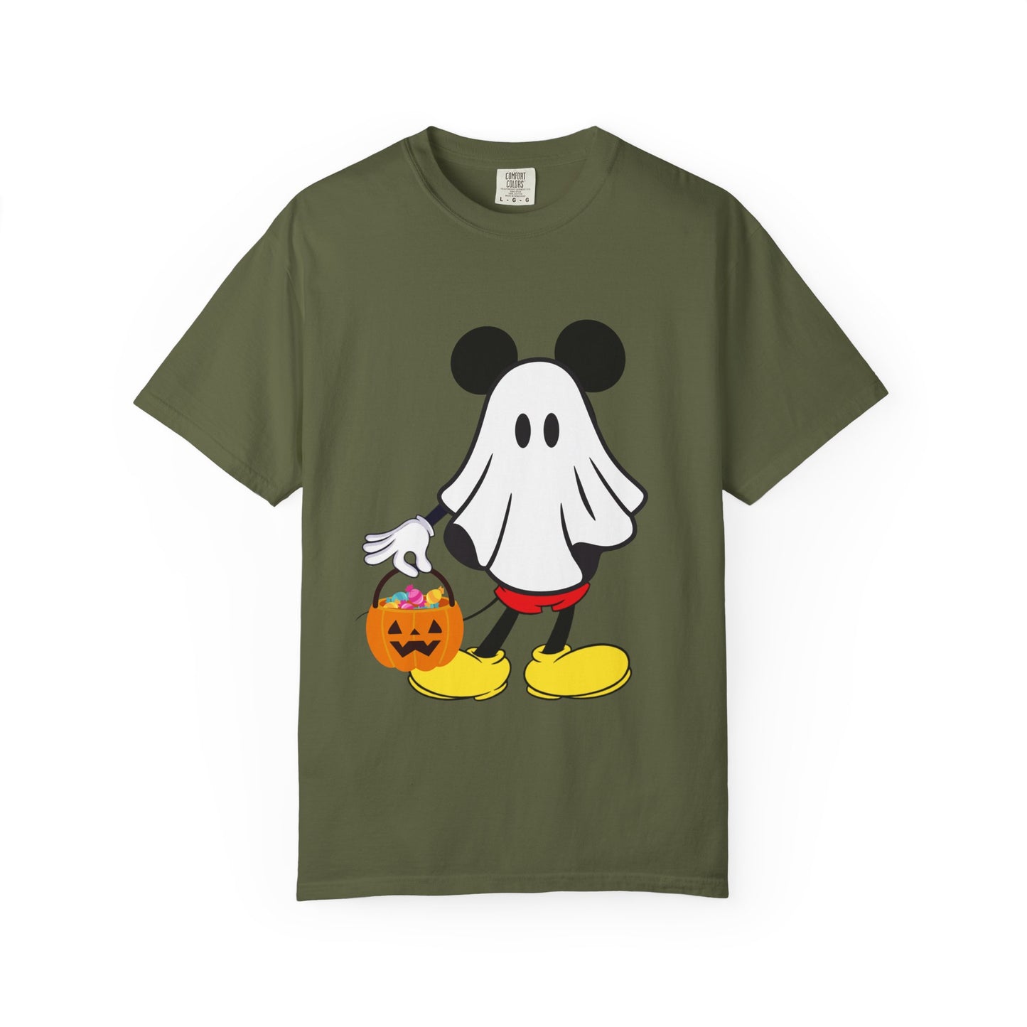 Men's Mickey Mouse Ghost T-shirt - Halloween Disney Trip Tee