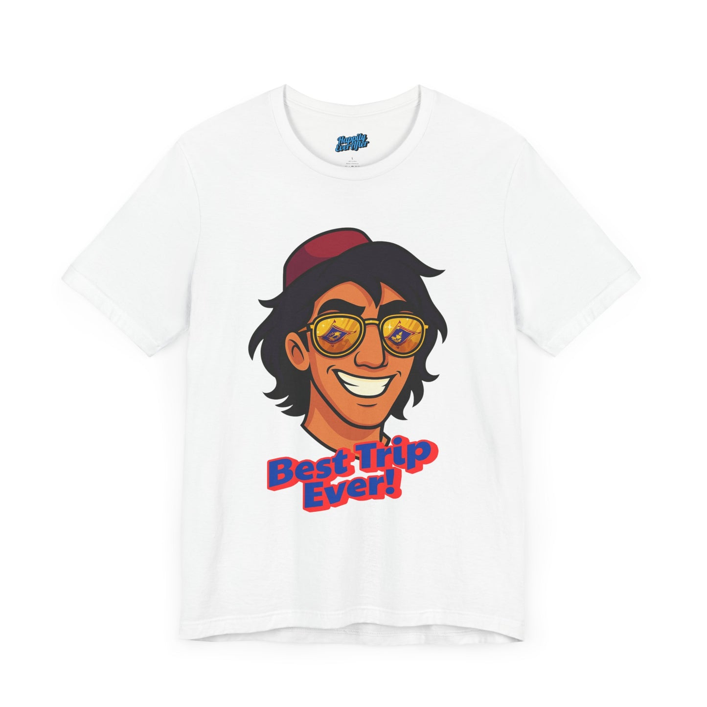 Bella + Canvas Disney T-Shirt Aladdin Sunglasses Best Trip Ever Collection Disney Tee