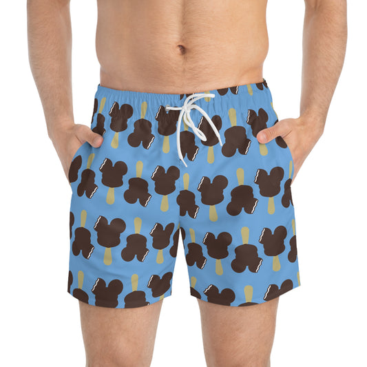 Men's Swim Trunks - Mickey Ice Cream Bar