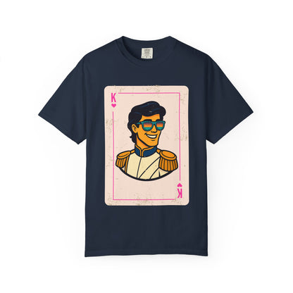 Prince Eric King of Hearts Playing Card Vintage Style Disney Tee