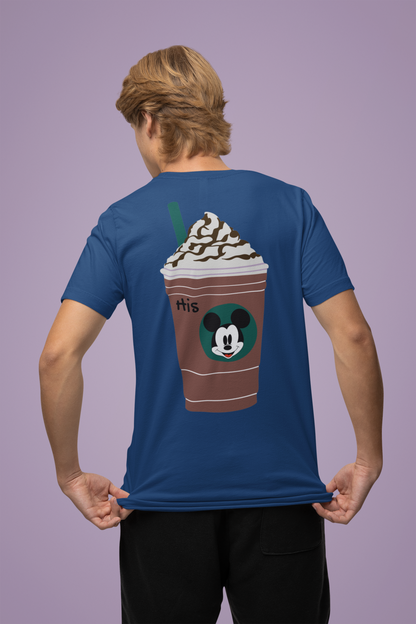Couples Matching Tee: His Starbucks Mickey Mouse Edition