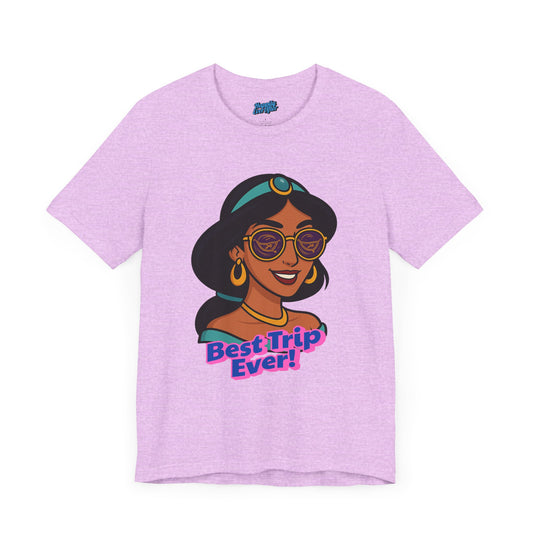 Bella + Canvas Disney T-Shirt Jasmine Sunglasses Best Trip Ever Collection Disney Tee