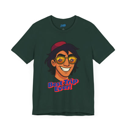 Bella + Canvas Disney T-Shirt Aladdin Sunglasses Best Trip Ever Collection Disney Tee