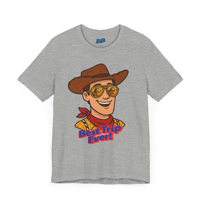 Bella + Canvas Disney T-Shirt Woody Sunglasses Best Trip Ever Collection Disney Tee