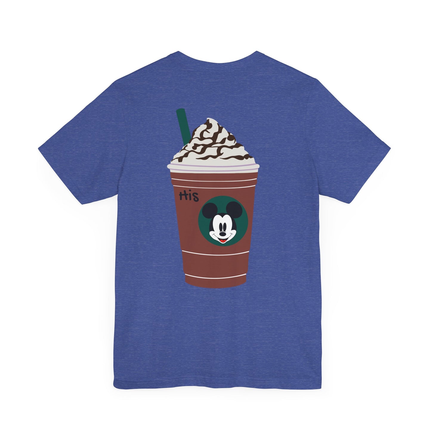 Couples Matching Tee: His Starbucks Mickey Mouse Edition