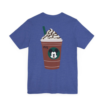 Couples Matching Tee: His Starbucks Mickey Mouse Edition