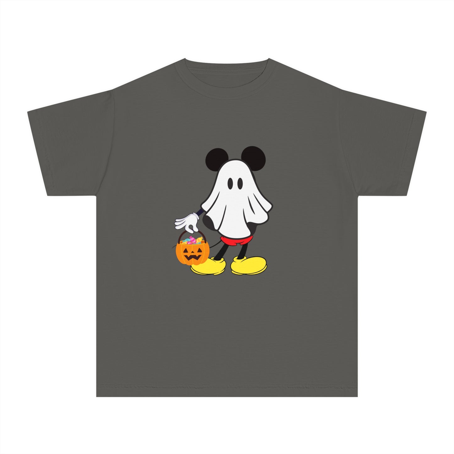 Disney Ghost Mickey Mouse Halloween Shirt for Kids