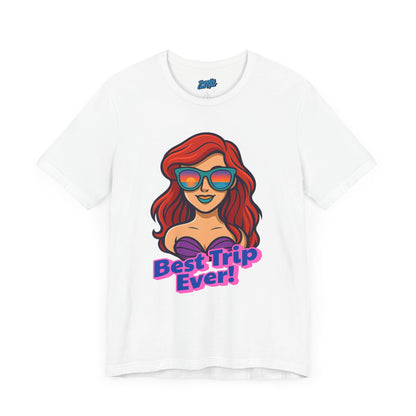 Bella + Canvas Disney T-Shirt Ariel Sunglasses Best Trip Ever Collection Disney Tee